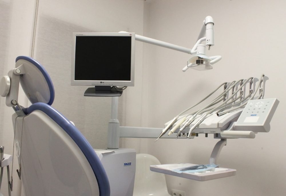 Ein moderner Zahnarztstuhl