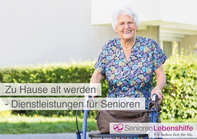 Zu Hause alt werden, würdevolles Altern - SeniorenLebenshilfe