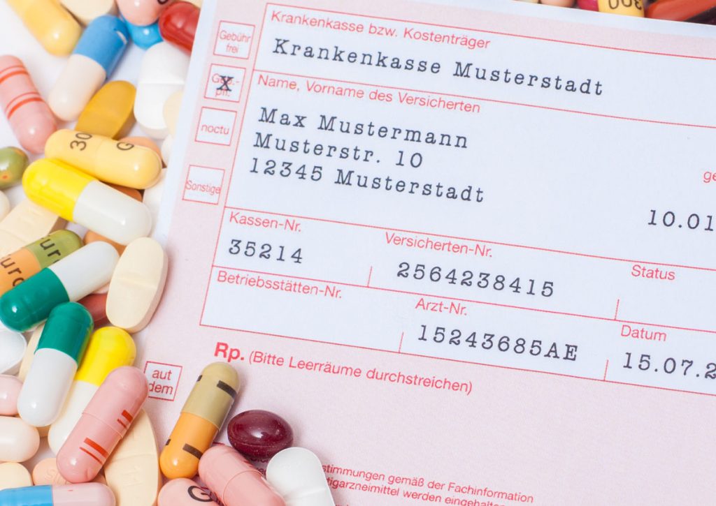 Rezept vom Arzt – Welche Farbe steht wofür?